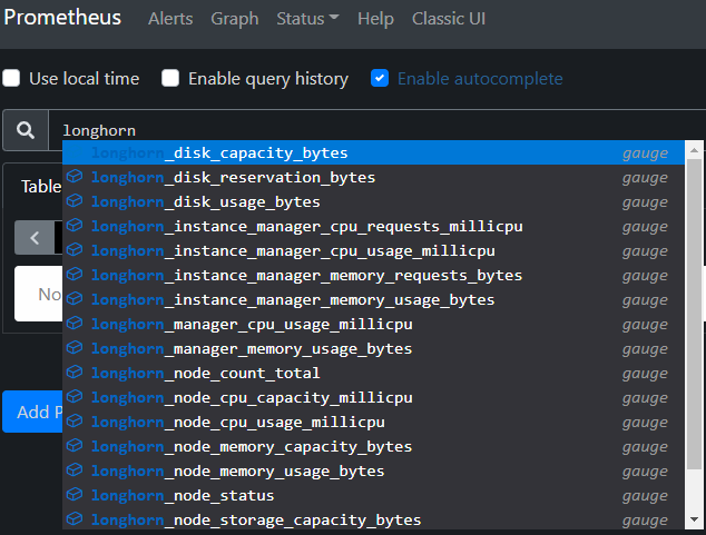 LH metrics